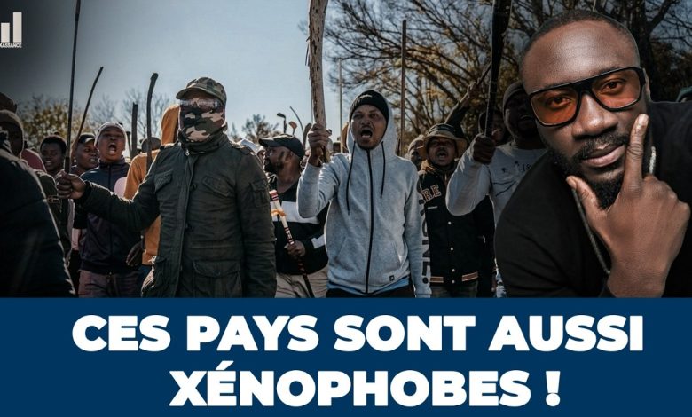 Carte de l’Afrique illustrant les pays évoqués dans le débat sur la xénophobie en Afrique