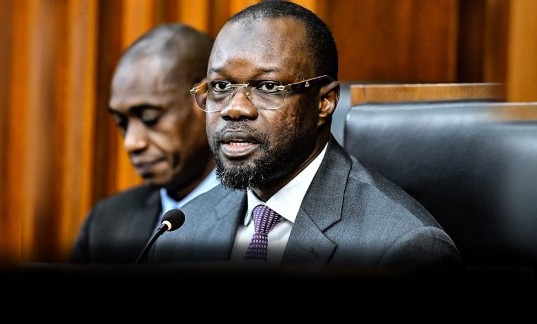 Assemblée nationale du Sénégal lors d’une déclaration de politique générale