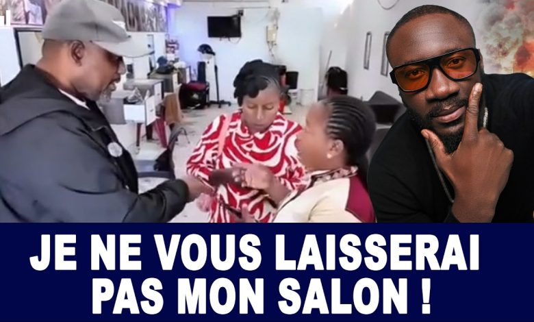 Salon de coiffure endommagé par sa propriétaire dans une vidéo tournée en Afrique du Sud