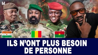 Carte illustrant le Mali, le Burkina Faso et le Niger membres de l’AES
