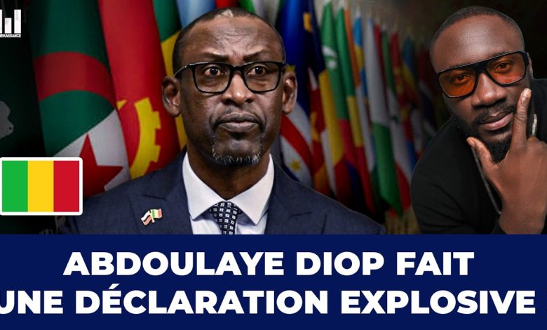 Abdoulaye Diop lors d'une intervention sur la diplomatie malienne et la souveraineté