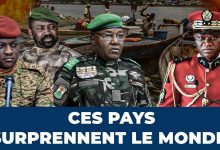 Carte de l’Alliance des États du Sahel réunissant le Niger, le Burkina Faso et le Mali