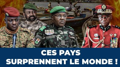 Carte de l’Alliance des États du Sahel réunissant le Niger, le Burkina Faso et le Mali
