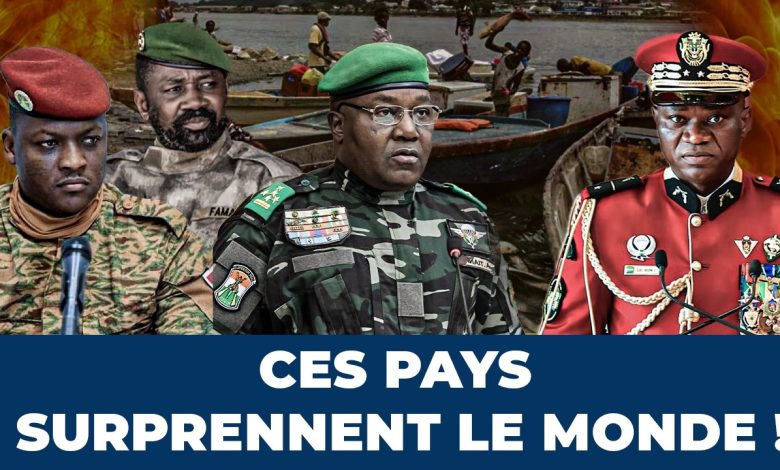 Carte de l’Alliance des États du Sahel réunissant le Niger, le Burkina Faso et le Mali