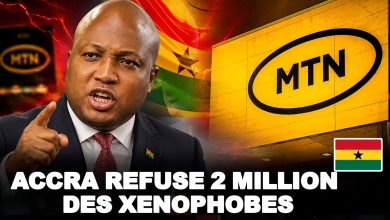 Drapeau du Ghana illustrant la décision du gouvernement de décliner un don destiné à ses ressortissants