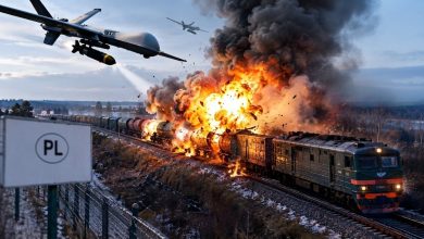 Train circulant en Ukraine dans le contexte de la guerre entre la Russie et l’Ukraine