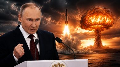 Missile balistique intercontinental RS-24 Yars lors d’un exercice stratégique russe