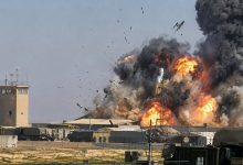 Site industriel d’armement après une explosion en Italie