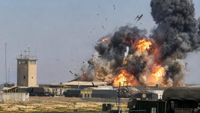 Site industriel d’armement après une explosion en Italie