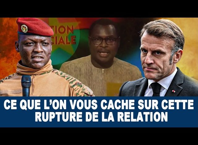 Drapeaux du Burkina Faso et de la France illustrant les tensions diplomatiques