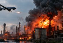 Raffinerie pétrolière russe évoquée dans le contexte des frappes ukrainiennes