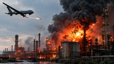 Raffinerie pétrolière russe évoquée dans le contexte des frappes ukrainiennes