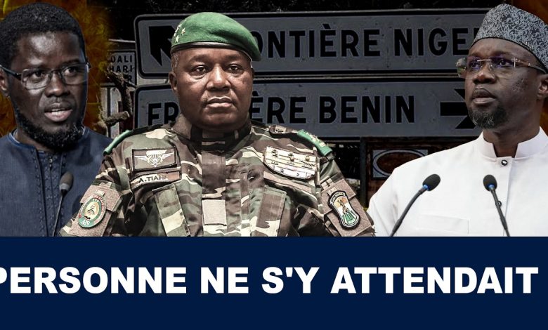 Bassirou Diomaye Faye lors du lancement du parti politique Kiraay au Sénégal