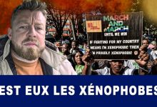Drapeau de l’Afrique du Sud illustrant les débats sur l’unité nationale et la xénophobie