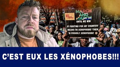 Drapeau de l’Afrique du Sud illustrant les débats sur l’unité nationale et la xénophobie