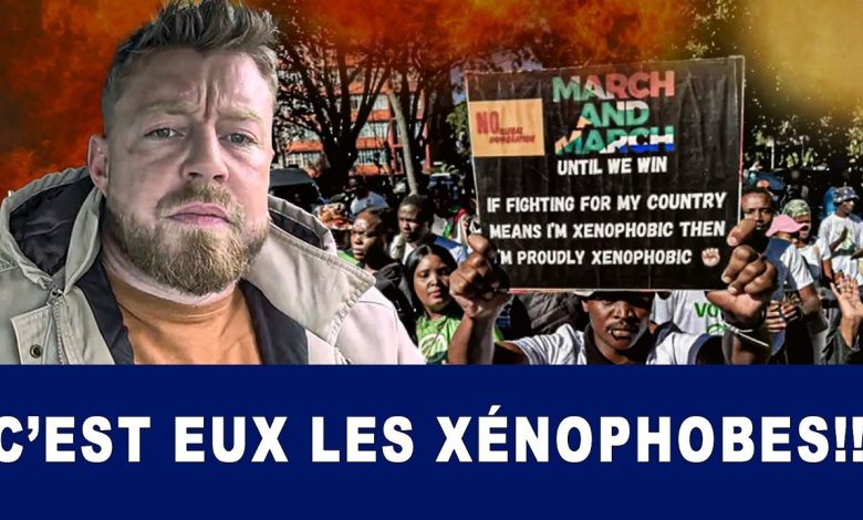 Drapeau de l’Afrique du Sud illustrant les débats sur l’unité nationale et la xénophobie
